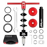 MUQZI Bottom Bracket Bearing Install Removal and Headset Press-in Tool MTB Road Bike Multifunction Tools Kit for BB86 BB30 BB92 PF30, Red
