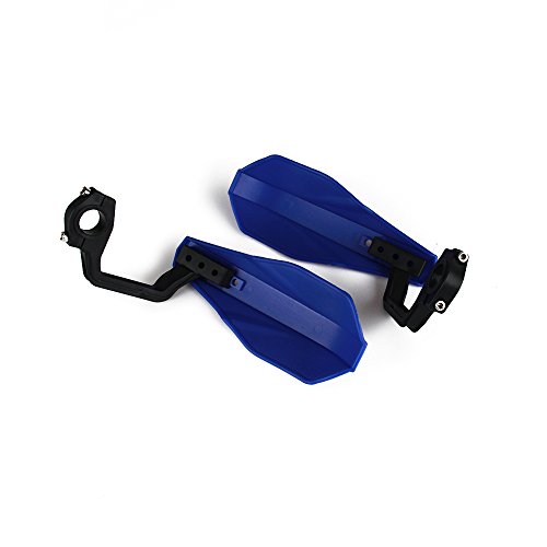 AnXin Motocross Handprotektoren 22 mm und 28 cm Handbürstenschutz für Motorrad YZ80 YZ85 YZ125 YZ250 YZ250F Dirt Bike MX Supermoto Racing ATV Quad Kayo (blau)