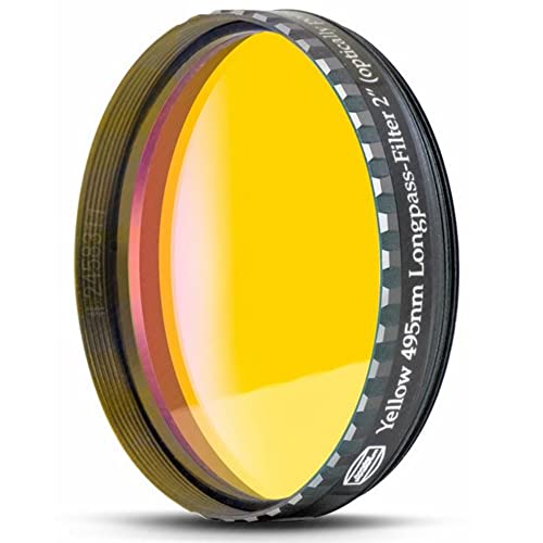 Baader Planetarium Yellow 495nm Long-Pass Filter, 2" Eyepiece