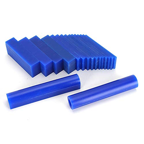 Ringwachs Set, Blue Schmuck Wachsblätter & Tube, Härte Wachs zum Ringe Selber Machen, DIY Lost Wax Carving für Modellbau und Guss – Präzise Formgebung, Langlebig, Profi - Tools f