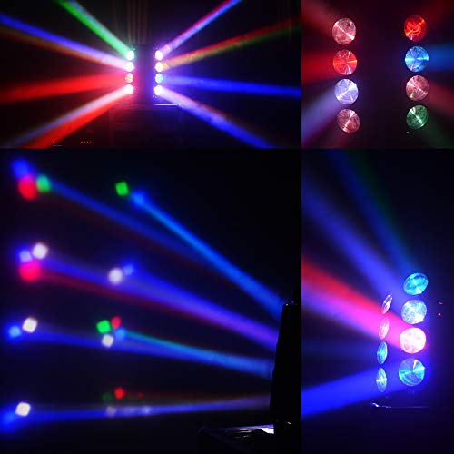 Moving Head LED Light,Betopper 8x8W RGBW 4 In 1 LED Stage Light Moving Beams Rotating, DMX-512 Portable DJ Light LED Lighting for Concert,Party,Stage,Restaurant etc. - Thumbnail 5