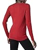 Amazon Essentials Women's Lightweight Cable Knit Long-Sleeve Crewneck Jumper (Available in Plus Size), Dark Red, XXL #2