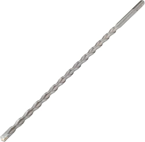 Utoolmart 12mm x 350mm Carbide Tipped Rotary Hammer Bit | 9mm Round Shank for SDS Impact Drill, Anti-Slip Flute for Fast Dust Removal, Masonry Drill Bit for Concrete, Brick and Stone