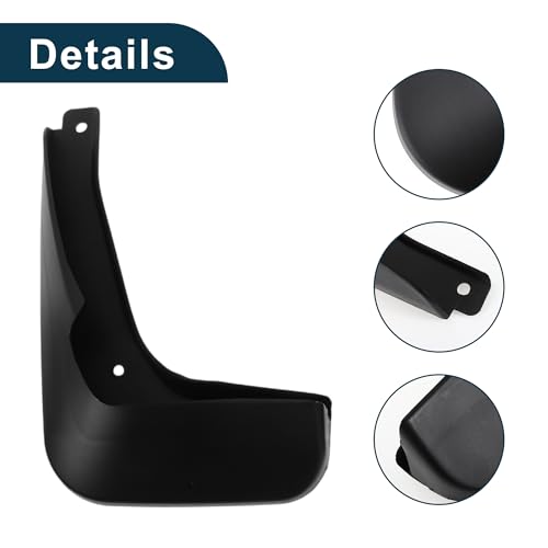 Image of Mud Flaps Splash Guards for Volkswagen Polo(Hatchback) 2014-2018 W /Mount Accessories Mud Guards Front and Rear 1 Set