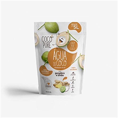 CocoPure Gengibre & Limão Água de Coco em Pó 200g - Five Diamonds