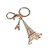 Produktbild GARNECK 1pc keychain kreativer Eiffelturm förmigen Legierung Schlüsselring Metall-Schlüsselanhänger Schlüsselversorgung für Kinder Mädchen Männer