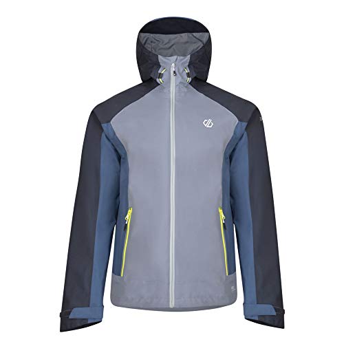 Preisvergleich Produktbild Dare 2b Herren Jacke Recode mit Kapuze, wasserfest (XL) (Dunkelgrau / Hellgrau)