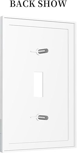 Miniatura 4 de Cubierta de interruptor de luz floral rústica de granja de una sola palanca, placa de pared de 1 cuadrilla, placa frontal eléctrica decorativa de