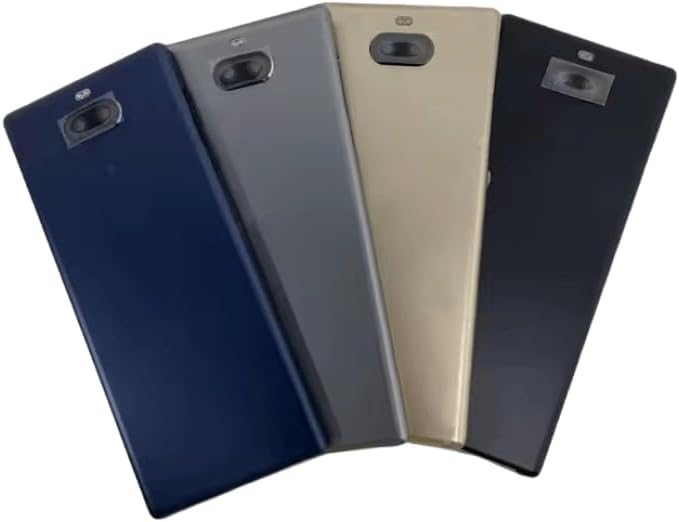 YOOOKOOO Compatible Rear Back Cover for Sony Xperia 10 Plus – Battery Door Housing Replacement Part (Gold)