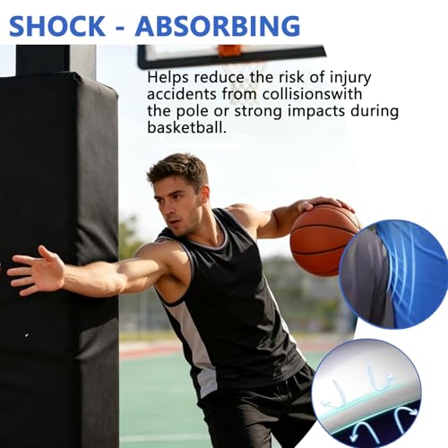 Protection poteau basket-ball 1,5m pour éviter les blessures