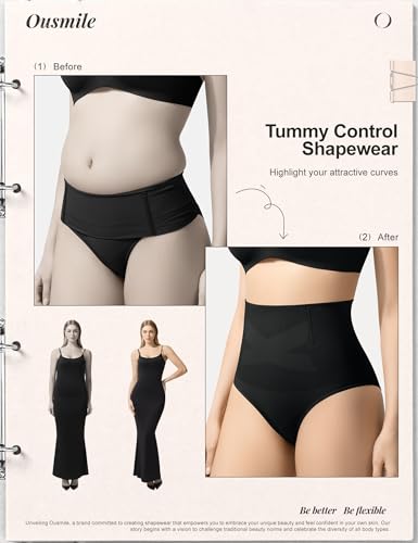 Image of Shapewear Tummy Control Underwear for Women High Waist Panties | Body Shaping Panty Girdle,Breathable No Rolling Briefs for Under Dress