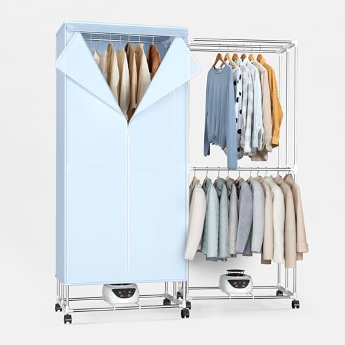 Innotic Sèche Linge Electrique Etendoir chauffant, 1500W Séchage ...
