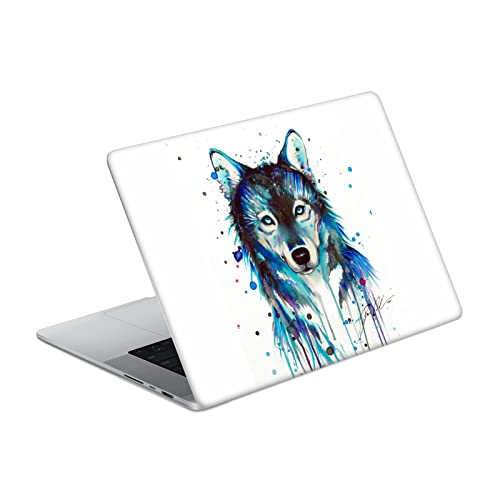 Autocollant vinyle MacBook Pro 14 A2442 Pixie Cold Loup de Glace