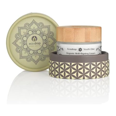 Ecodrop Bio Anti-Aging-Creme | Erweiterte tägliche Gesichtsbehandlung zur Faltenbehandlung Cover
