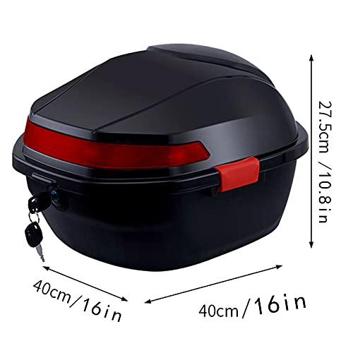 Baúl para motocicleta de equipaje trasero robusto y duradero marca CAJ 3