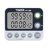 Mit Ständer und Haken –- verfügt über eine magnetische Rückseite, einen einklappbaren Ständer und eine Aufhängung (einschließlich eines Magneten und einer Schnur zum Aufhängen). Ein perfekter Timer für Hausaufgaben, Übungen, Fitnessstudio, Kochen (z. B. für Eier), Sport, Spiele und Timer-Aktivitäten im Klassenzimmer.