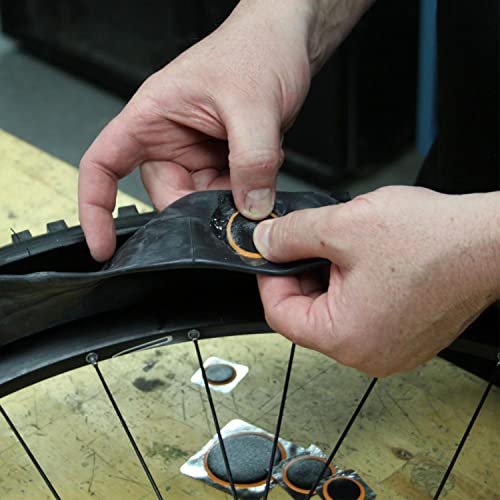 Image of Slime 1022-A Tube Rubber Patch Kit, for Bikes and Other Inflatables, Contains, 5 Patches, Scuffer and Glue (Pack of 2)
