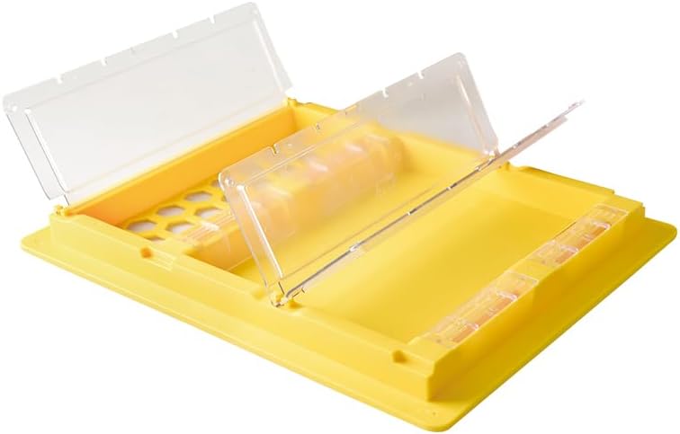 Bee Top Feeder for Hives - Dry & Wet Separation Design, Hive Feeder Large Capacity Water/Pollen Slurry Feeder for Beekeeping 19.7X16inch - Image 2