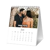 PhotoFancy® - Personalisierter Tischkalender 2024 mit eigenen Fotos - Fotokalender mit eigenen Bildern selbst gestalten (Kompakt)