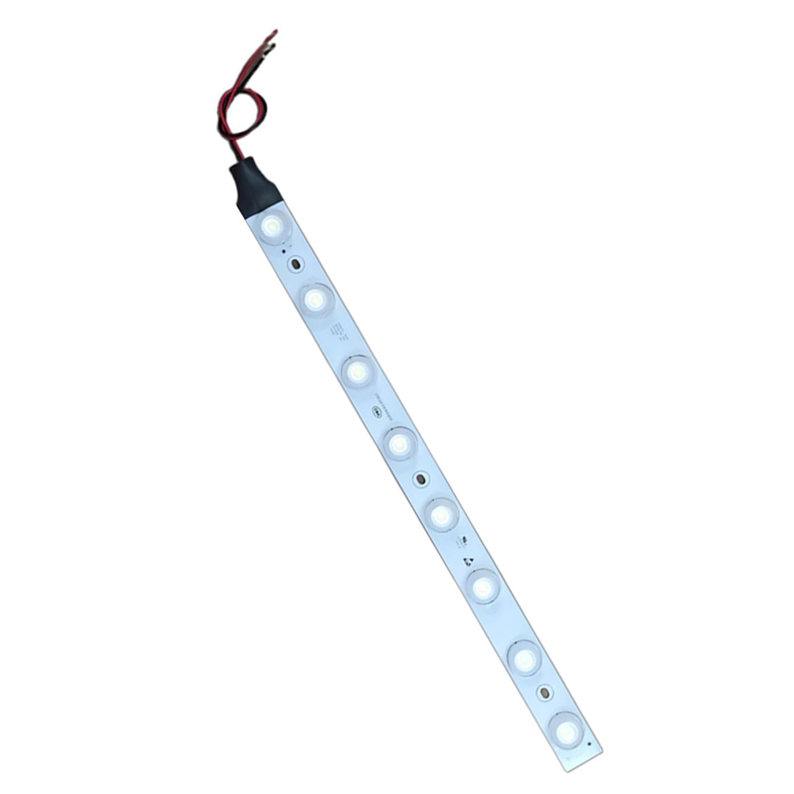 Kaeltsyn Fridge Cabinet Light Board Replacement 12V 8 LED 8W 840mA, 14.96 X 0.94 in Refrigerator Lamp Board for Display Interior Lighting Repair