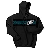 Officially Licensed Zubaz Men's NFL NFL Men's Zebra Logo Hoodie, Philadelphia Eagles, Size X-Large