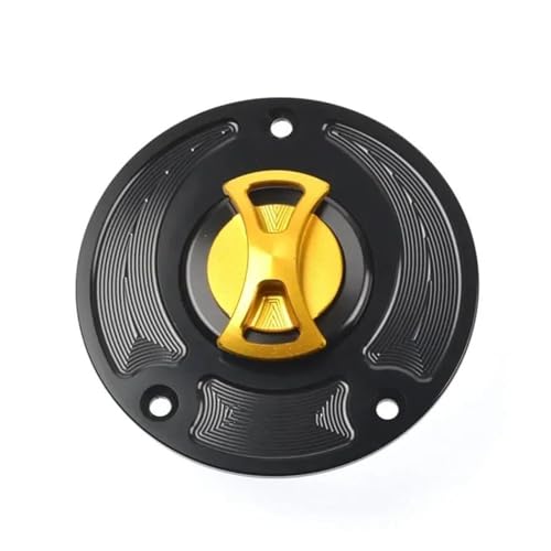 ガソリン燃料タンクキャップ For SV 650S SV650S/SV650 2003-2013 2005 2006 2007 2008 2009 2010 2011 2013 キーレス オートバイ燃料ガスタンクキャップカバー(金,SV650S)