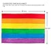 Sleeping Partners Oversize Blanket - Rainbow Pride Flag Print | 60