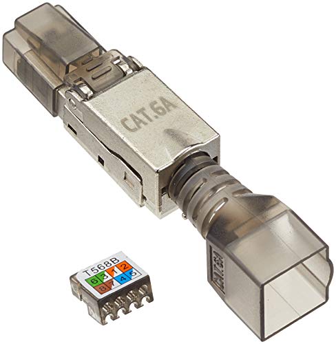 LINK LKPL86AT 8 Pin Connector, Category 6A, Shielded, RJ45, Tooless