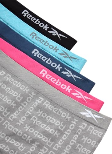 Reebok Girls Boyshorts Underwear - 5 Pack Soft Breathable Panties Boy Shorts Seamless Underwear for Girls (Sizes: 6-16)3
