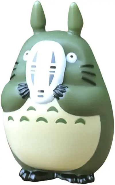 Figurine Totoro en PVC - Décoration Mignonne pour Voiture, Bureau et Gâteau