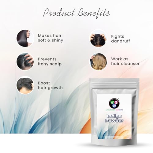 Polvo de índigo natural para color de cabello 227 g miniatura 4
