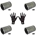 Produktbild 4x FEBI BILSTEIN Luftfilter Air Filter 47530 + 1x Brünte Montagehandschuhe Feingrip Gr.9/L