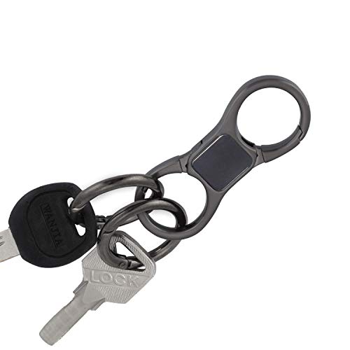 Daygos Key-Chain With Quick-Release Spring Clip Keyrings - Heavy Duty Car Keychain For Men Or Women,Black #TOP7