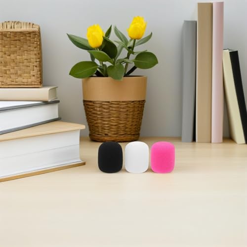 Mousse pour mini microphone colorée et légère, lot de 24 protections micro 2,5 cm