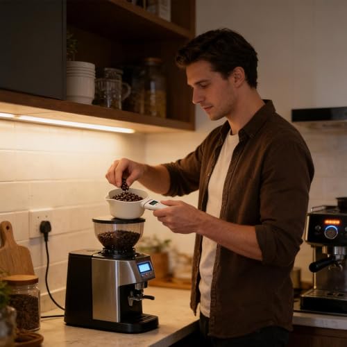 Cuchara digital cocina recargable con báscula integrada para repostería café y porciones 3