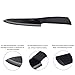 Jeslon Kitchen Knives Set, 5 Piece Ceramic Knives Black Blade 3inch Paring Knife, 4inch Fruit Knife, 5inch Utility Knife, 6inch Chef Knife and One Peeler