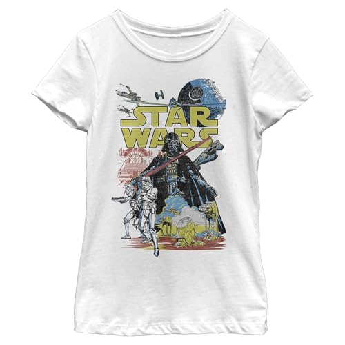Image of STAR WARS Girl's A New Hope Galactic Battle T-Shirt