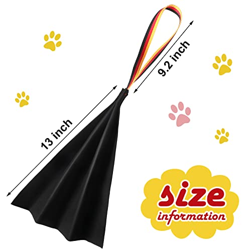 Sweetude 2 Pcs Dog Tug Toy Leather Bite Rag With Handle Dog Bite Training Equipment Durable Leather Chew Toys For Dogs To Build Prey Drive, Train Bite Grip Training Play Game #TOP1