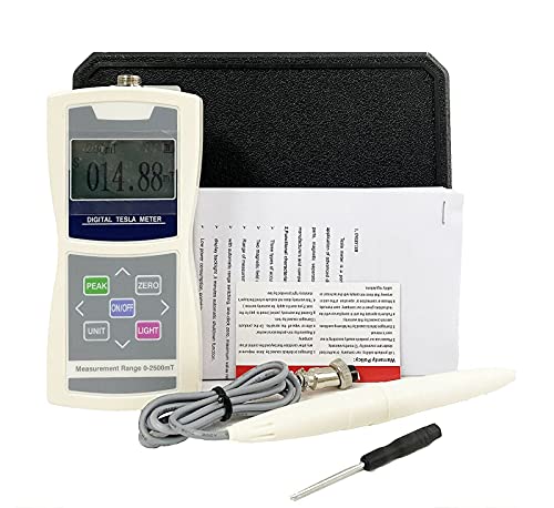 Medidor Gauss Tesla con bajo consumo 0-2500 mT miniatura 6