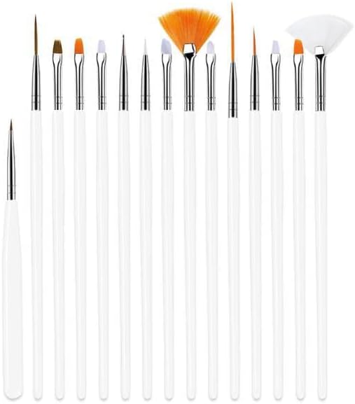 30Pcs Cake Decorating Painting Tools Set Food Paint Brush Baking Accessories Multi-function Icing Pastry Brushes Fondant Sugar DIY Tools Art Brush Pen (White)