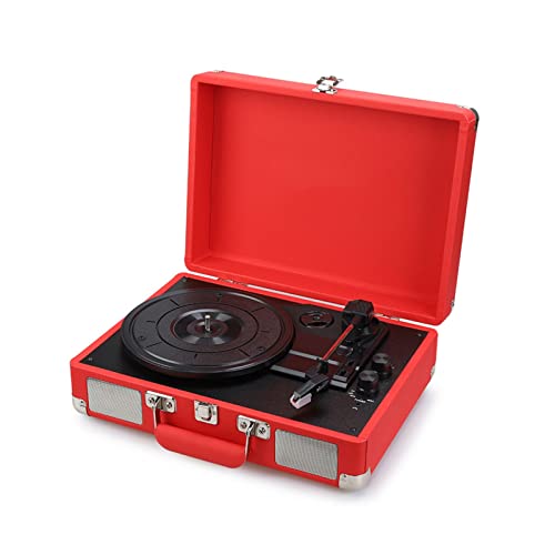 Tourne-Disque Vinyle Blutooth Valise Tourne-Disque Tourne-Disque rétro 2 Haut-parleurs stéréo intégrés Stylet Rubis… - Les Beatles, Paul McCartney, John Lennon, RIngo Starr, George Harrison Tourne-Disque Vinyle Blutooth Valise Tourne-Disque Tourne-Disque rétro 2 Haut-parleurs stéréo intégrés Stylet Rubis…