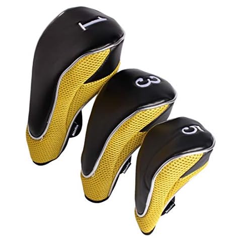 Andux Golf Driver Wood Head Covers Set Cover