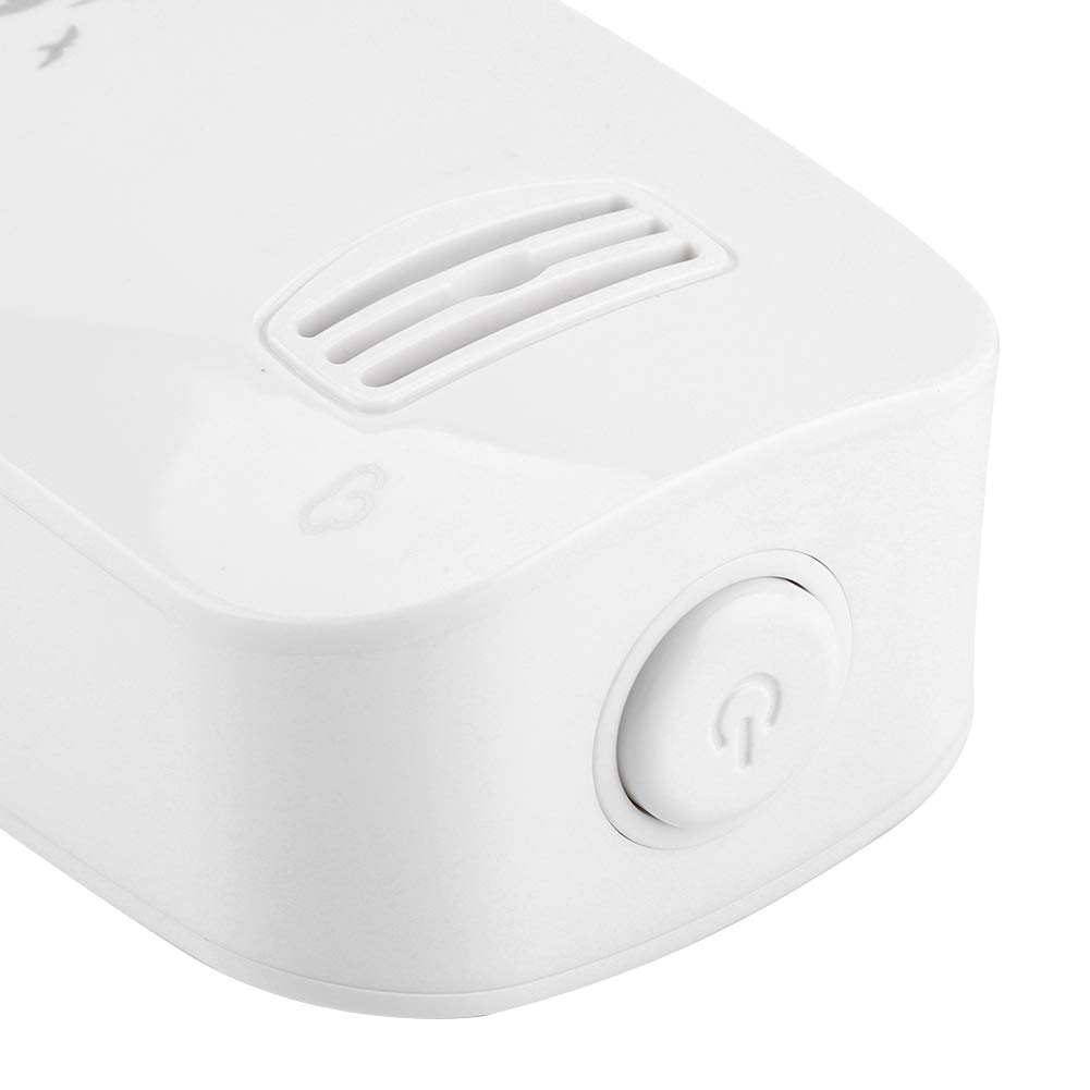 Generador de iones negativos, 100-240 V Purificador de aire portátil Eliminador de olores Eliminador de esterilización Dispositivo de desinfección para la oficina en casa Coche(Bianca Spina Eu)