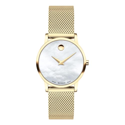 Image of Movado Analog Mother of Pearl Dial Women's Watch-607351