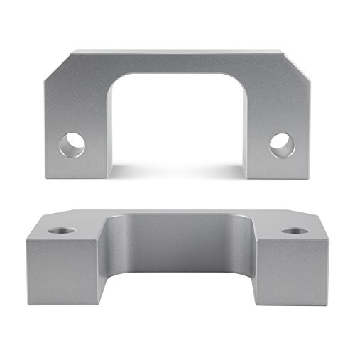 Supreme Suspensions - Front Leveling Kit For 2007+ Chevy Silverado, Avalanche, Tahoe, Suburban & Gmc Yukon Suv 1.5" Front Lift Bottom Strut Mount Spacers 2Wd 4Wd (Silver) - Microfiber Towel Included #TOP3