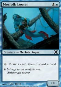 Magic The Gathering - Merfolk Looter (92/383) - Tenth Edition