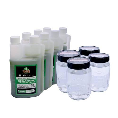 AlgaeBarn Live Copepods + Phyto Combo