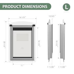 Giant Canine Door for Door Metal Canine Door for Exterior Door with Telescoping Tunnel Magnetic Double Flaps Design and Two Sliding Lock Panels for Pets As Much As 110lbs White Cucciolini Doodles Giant canine door for door metal canine door for exterior door with telescoping tunnel magnetic double flaps design and two sliding lock panels for pets as much as 110lbs white cucciolini doodles