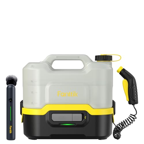 Fanttik NB8 Nano Portable Cordless Electric Sprayer w/2.1Gal Tank & Fanttik G9 Nano Electric Spin Scrubber