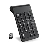 cimetech – cimetech Tragbarer Mini-Ziffernblock 2,4 GHz, 18 Tasten, USB